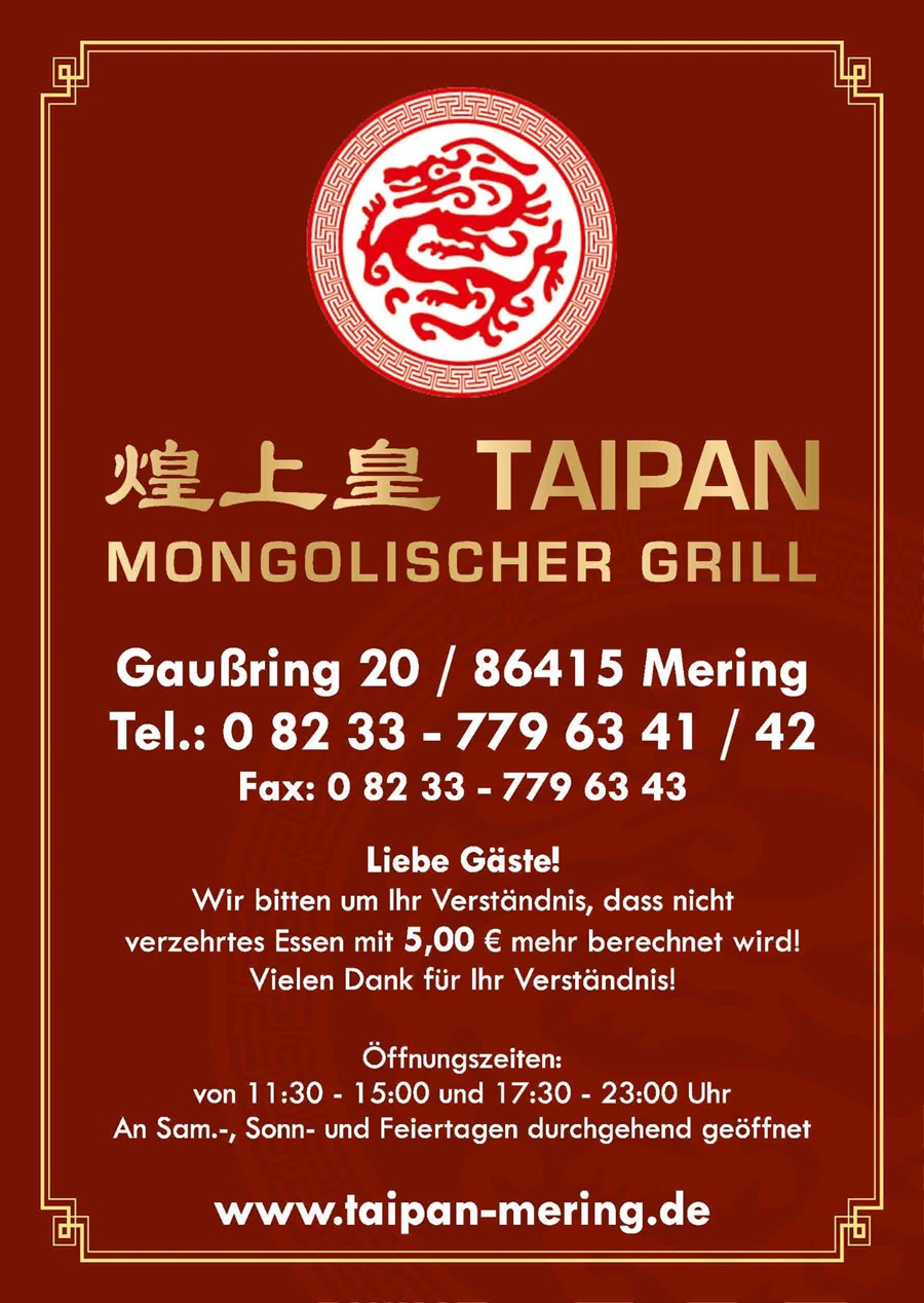 Taipan Mering Mongolischer Grill